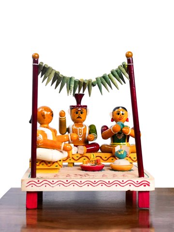 Marriage Mandapam Couple Set