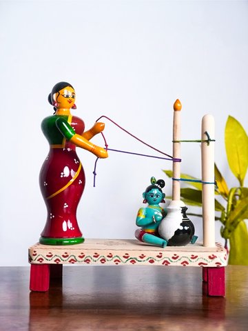 Etikoppaka Krishna & Milk Chilling Lady